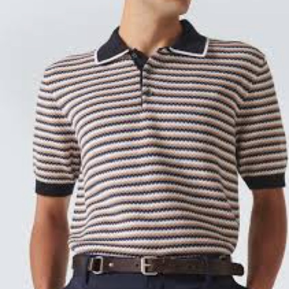 New NWT Missoni Men’s Zig Zag Polo Shirt MSRP $810 - Picture 2 of 6